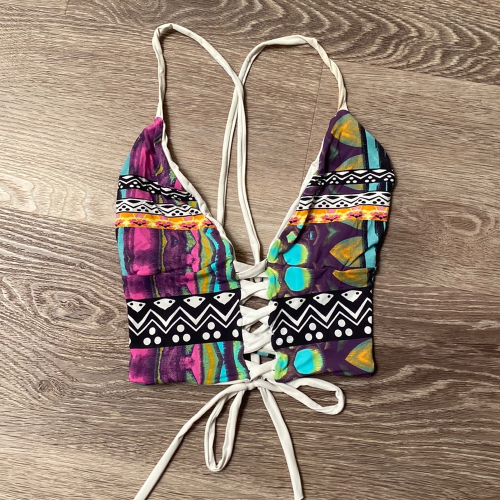 Mika Yoga Hot Yoga Barre Dance Stretchy Bra Top Super Sexy
